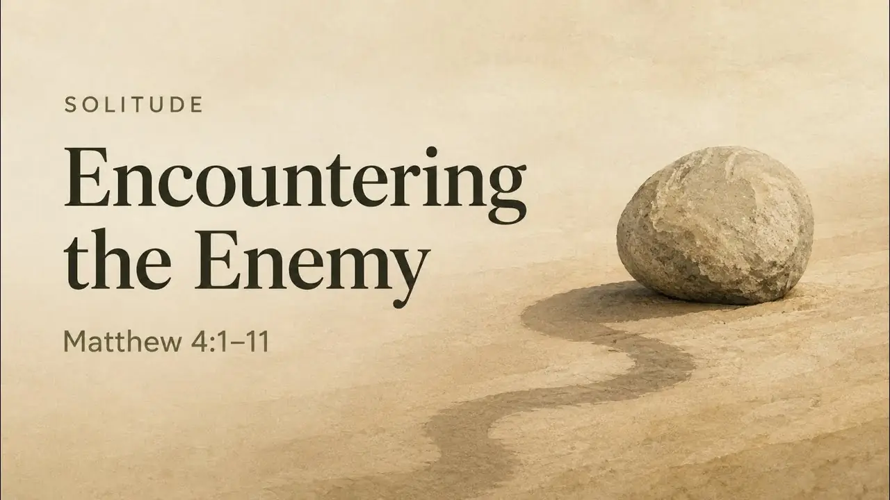 Encountering the Enemy: What the Bible Actually Says About Why Quiet Time Feels So Hard — full message from The Vine in Fairfield, CA