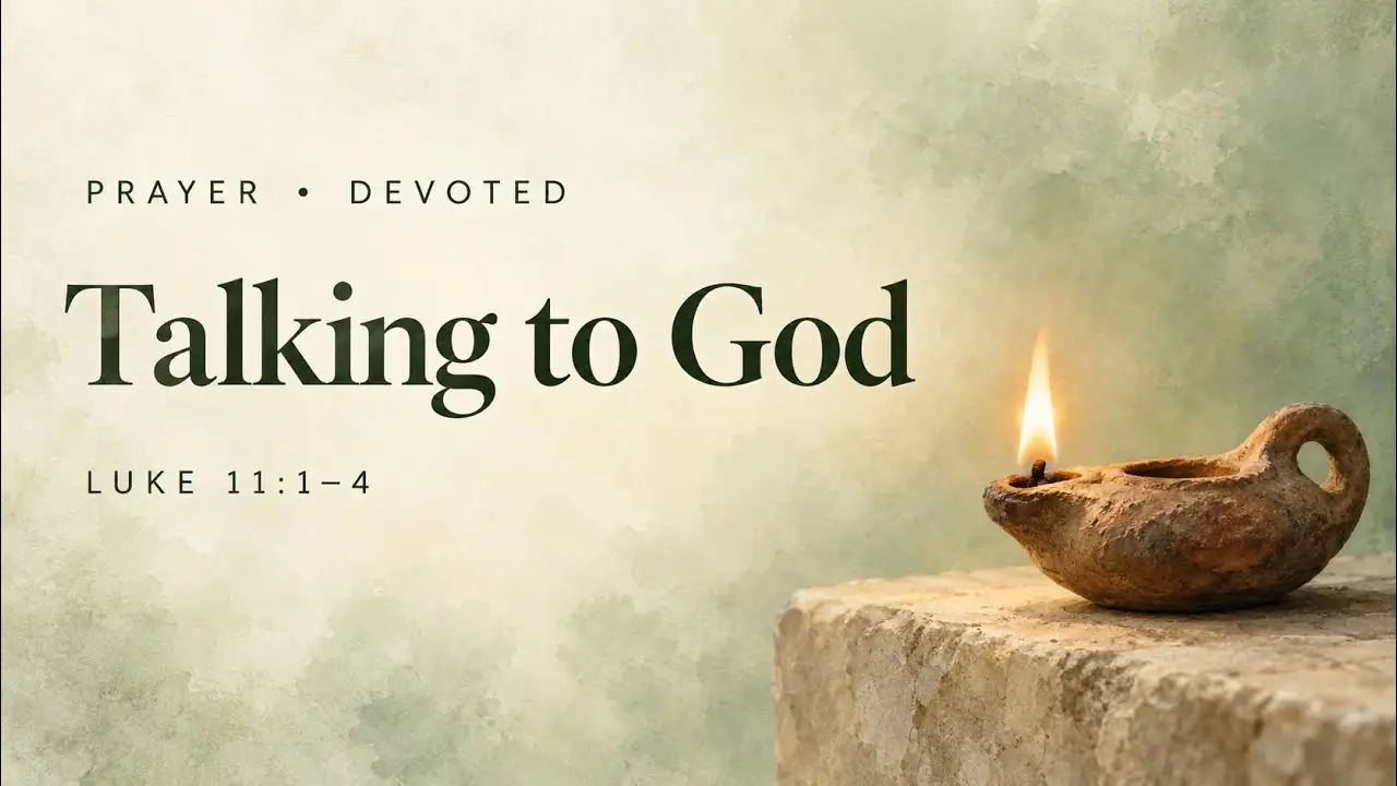 Talking to God: What the Bible Actually Says About How to Pray — full message from The Vine in Fairfield, CA