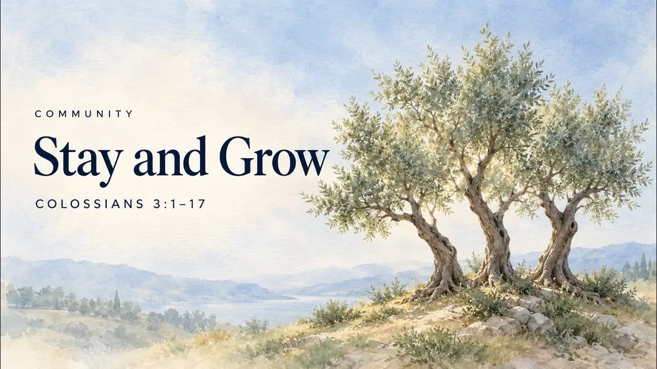 Stay and Grow: What the Bible Actually Says About Why You Can’t Grow Alone — full message from The Vine in Fairfield, CA
